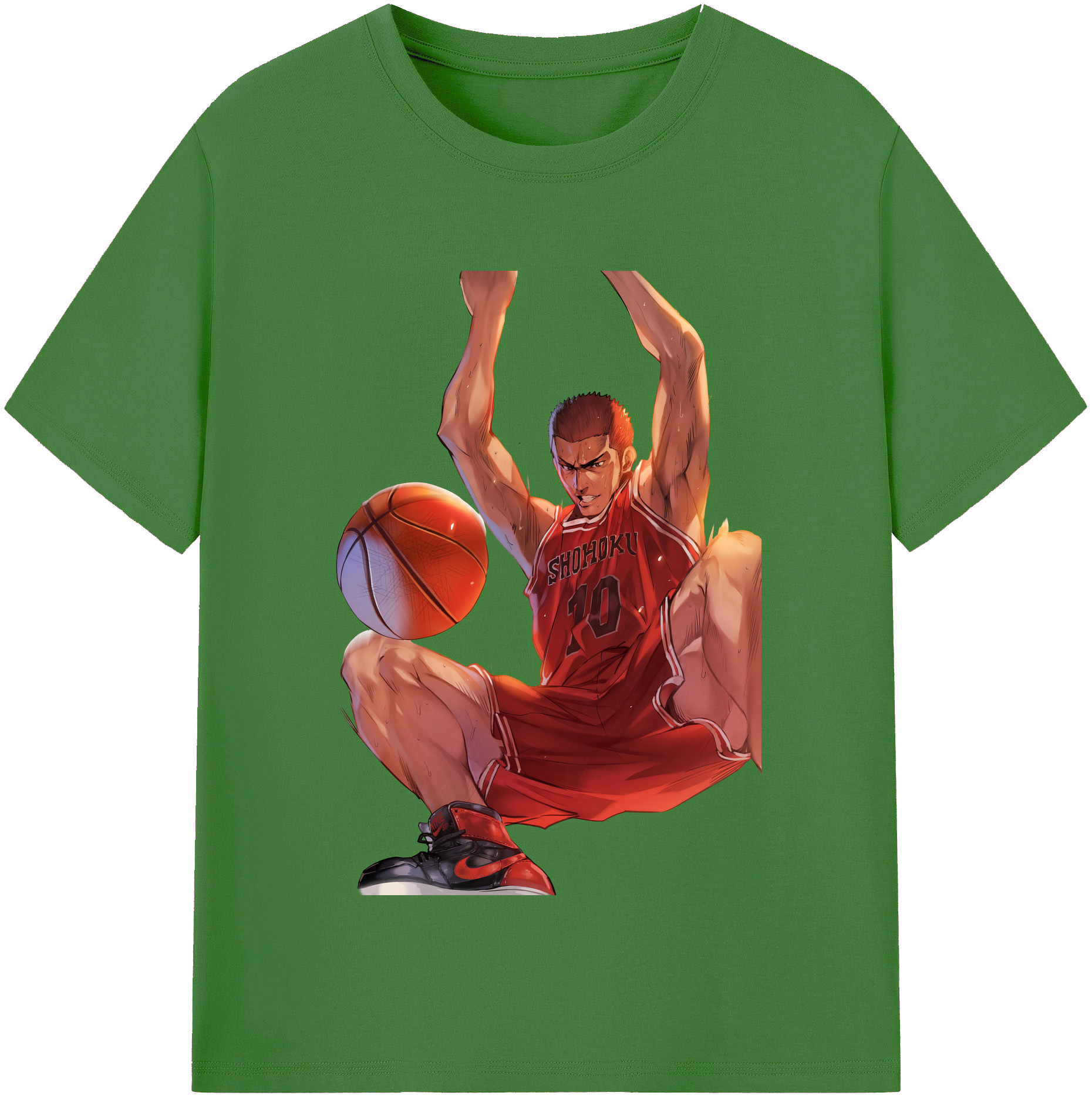 （画像用） SLAM DUNK／スラムダンク レディースカジュアルプリントTシャツ（綿100％）